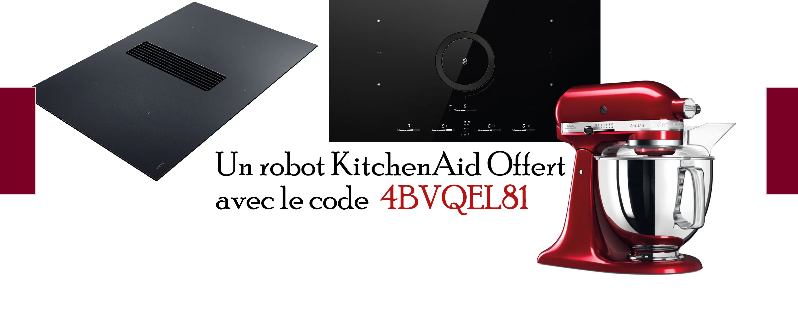 Un robot Kitchenaid Offert avec une table aspirante